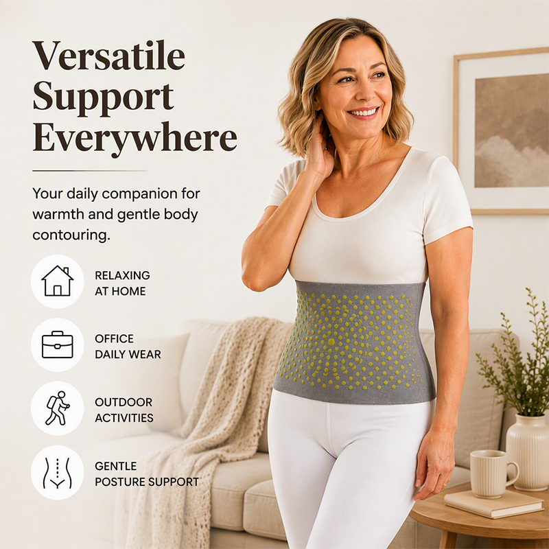 🔥 Women's Winter High-Stretch Waist Protector | Flexible Warmth & Core Support – No Bulk Under Clothes ✨