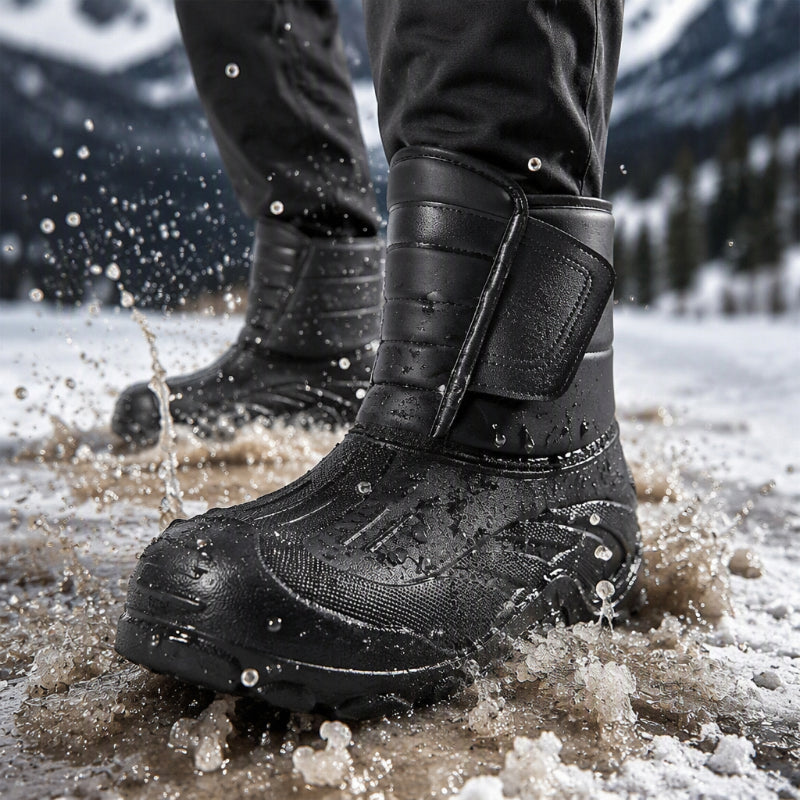 ❄️🥾 Unisex Plush-Lined Waterproof Snow Boots | Warm & Dry – Slip-Resistant Grip for Snow & Ice ✨