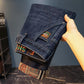 👖 Men's Thick Plush-Lined Stretch Jeans | Warm & Flexible – No Bulk, All-Day Comfort ✨