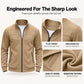 ❄️🧥 Men's Casual Stand Collar Jacket | Clean Lines, Easy Layering – Sharp Look for Everyday Wear ✨