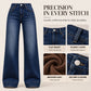 🔥 Women's High Waist Thermal Wide-Leg Jeans | Warm & Slimming – Cozy Fit for Cold Days ✨