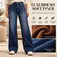 🔥 Women's High Waist Thermal Wide-Leg Jeans | Warm & Slimming – Cozy Fit for Cold Days ✨