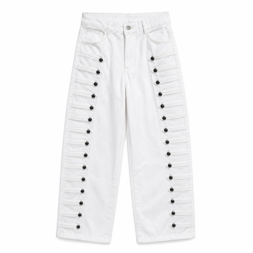 👖 Women's Retro High Waisted Curved Leg Jeans | Vintage Vibe, Figure-Flattering – Effortless Chic for Everyday ✨