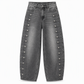 👖 Women's Retro High Waisted Curved Leg Jeans | Vintage Vibe, Figure-Flattering – Effortless Chic for Everyday ✨