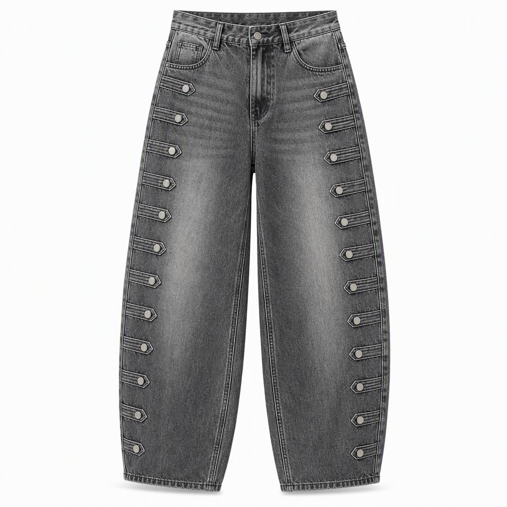 👖 Women's Retro High Waisted Curved Leg Jeans | Vintage Vibe, Figure-Flattering – Effortless Chic for Everyday ✨