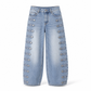 👖 Women's Retro High Waisted Curved Leg Jeans | Vintage Vibe, Figure-Flattering – Effortless Chic for Everyday ✨