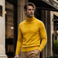 ❄️🌬️ Men's Classic Slim Fit Turtleneck | Sharp Silhouette, Cozy Warmth – Effortless Layering Essential ✨
