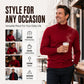 ❄️🌬️ Men's Classic Slim Fit Turtleneck | Sharp Silhouette, Cozy Warmth – Effortless Layering Essential ✨