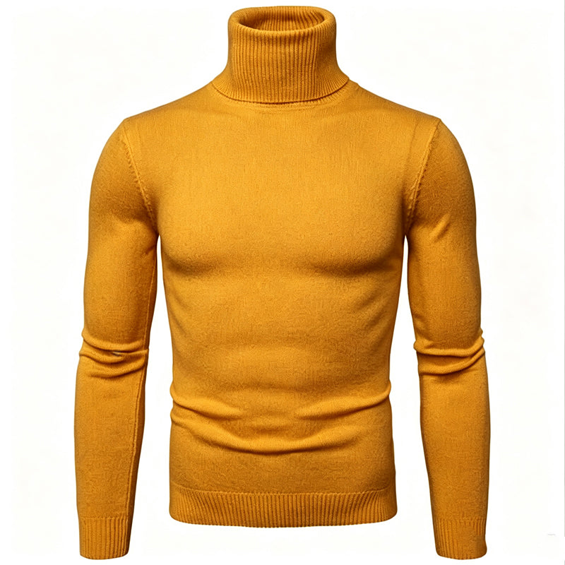 ❄️🌬️ Men's Classic Slim Fit Turtleneck | Sharp Silhouette, Cozy Warmth – Effortless Layering Essential ✨