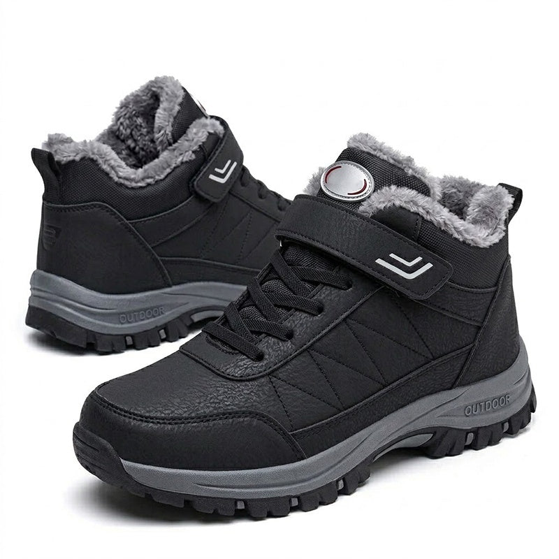 ❄️ Men's Winter Plush-Lined Snow Boots | Thick Warmth, All-Day Comfort – Stay Dry & Cozy in Cold Weather ✨