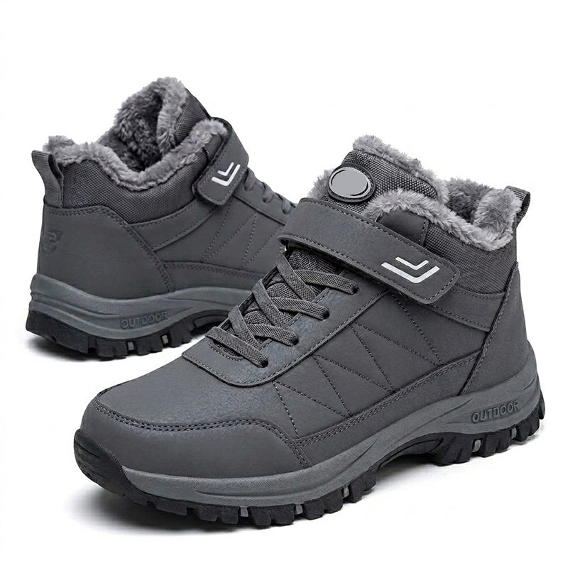 ❄️ Men's Winter Plush-Lined Snow Boots | Thick Warmth, All-Day Comfort – Stay Dry & Cozy in Cold Weather ✨
