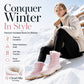 ❄️🥾 Women's Waterproof Plush-Lined Snow Boots | Dry & Toasty – Cozy Mid-Calf Warmth for Winter Days ✨