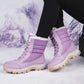 ❄️🥾 Women's Waterproof Plush-Lined Snow Boots | Dry & Toasty – Cozy Mid-Calf Warmth for Winter Days ✨