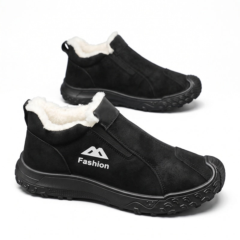 🔥 Men's Winter Plush-Lined Walking Shoes | Warm & Walkable – All-Day Comfort for Cold Days ✨👟