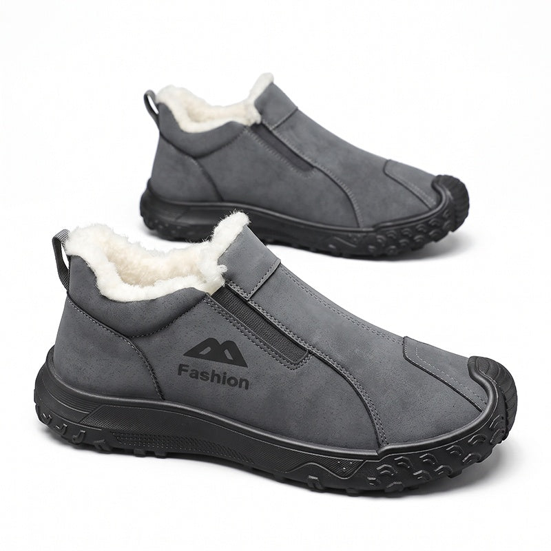 🔥 Men's Winter Plush-Lined Walking Shoes | Warm & Walkable – All-Day Comfort for Cold Days ✨👟