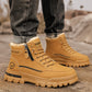 🥾 Men's Winter Non-Slip Warm Lined Boots | No slipping on ice, no freezing feet – Warm, grippy & secure for winter days ✨