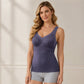 👙 Women's Slim Fit Thermal Camisole with Built-In Bra | No bulky layers, no uncomfortable bra wires – Slim, warm & seamless for chilly days ✨