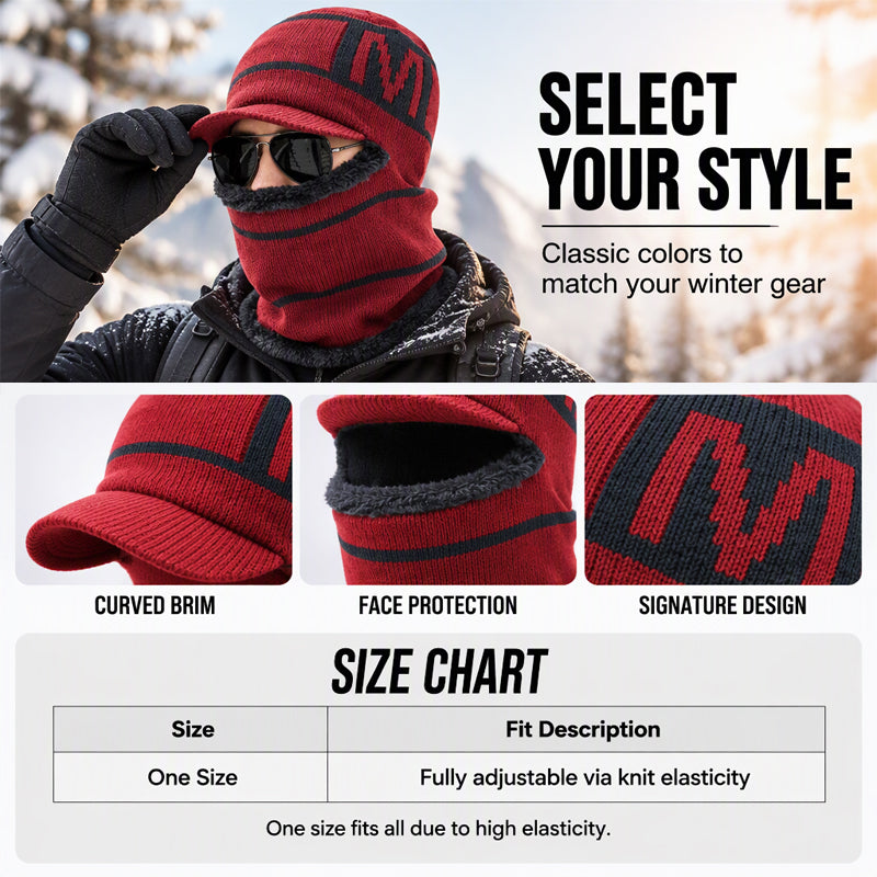 ❄️🧶 Men's Winter Warm Knit Beanie | No cold head, no itchy fabric – Warm & comfortable for daily wear and outdoor activities ✨