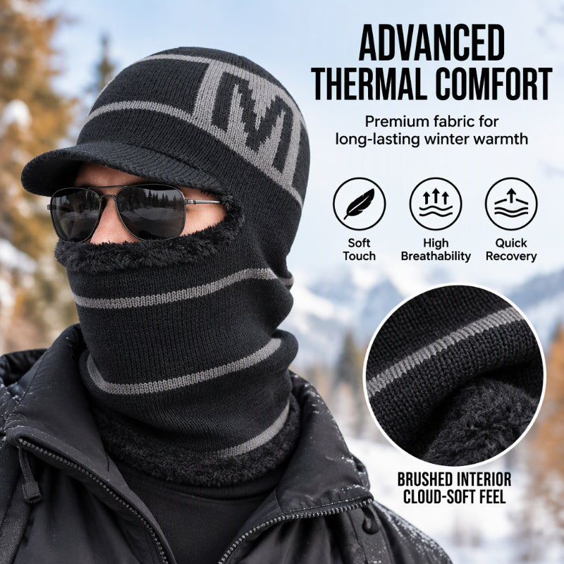 ❄️🧶 Men's Winter Warm Knit Beanie | No cold head, no itchy fabric – Warm & comfortable for daily wear and outdoor activities ✨
