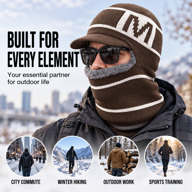 ❄️🧶 Men's Winter Warm Knit Beanie | No cold head, no itchy fabric – Warm & comfortable for daily wear and outdoor activities ✨