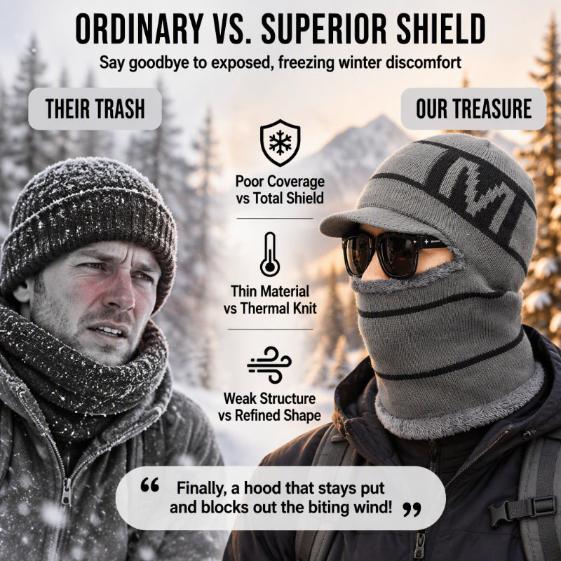 ❄️🧶 Men's Winter Warm Knit Beanie | No cold head, no itchy fabric – Warm & comfortable for daily wear and outdoor activities ✨