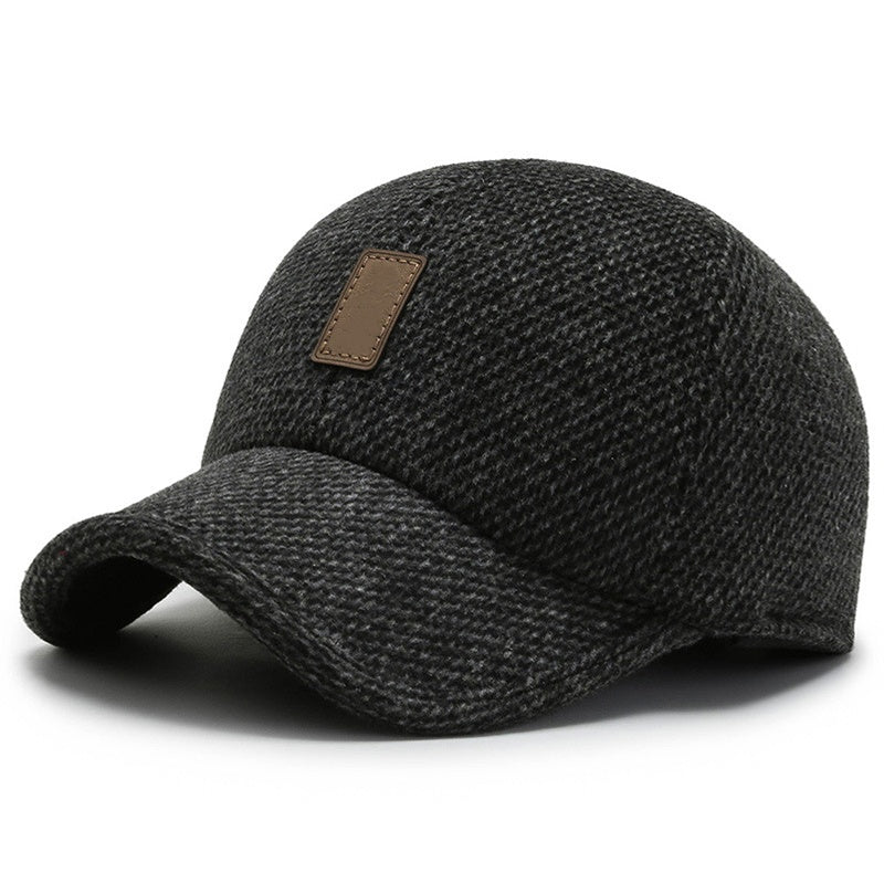 ❄️🧢 Men's Warm Baseball Cap with Ear Flaps | No Cold Ears in Winter, No Bulky Beanie Look – Warm Ear Flaps, Classic Cap Style & Everyday-Ready ✨