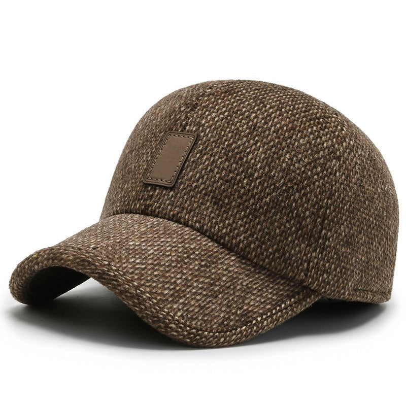 ❄️🧢 Men's Warm Baseball Cap with Ear Flaps | No Cold Ears in Winter, No Bulky Beanie Look – Warm Ear Flaps, Classic Cap Style & Everyday-Ready ✨