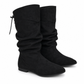 ❄️👢 Women's Lace Up Slouchy Mid-Calf Boots | No Stiff Boots, No Boring Basic Style – Lace Up Design, Slouchy Fit & Versatile Mid-Calf Length ✨