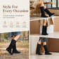 ❄️👢 Women's Lace Up Slouchy Mid-Calf Boots | No Stiff Boots, No Boring Basic Style – Lace Up Design, Slouchy Fit & Versatile Mid-Calf Length ✨