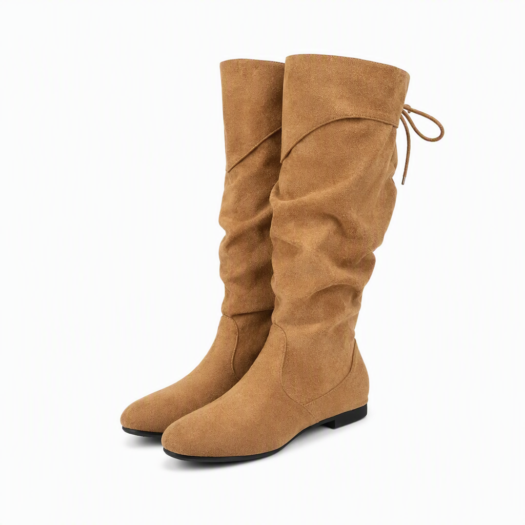 ❄️👢 Women's Lace Up Slouchy Mid-Calf Boots | No Stiff Boots, No Boring Basic Style – Lace Up Design, Slouchy Fit & Versatile Mid-Calf Length ✨