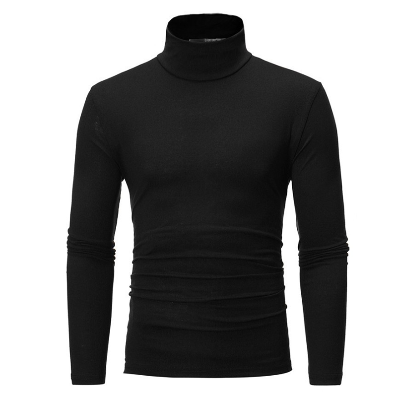 🍁🧶 Men's Slim Fit Mock Turtleneck | No Bulky Collar, No Shapeless Fit – Sleek Silhouette, Modern Mock Neck & Everyday-Ready ✨