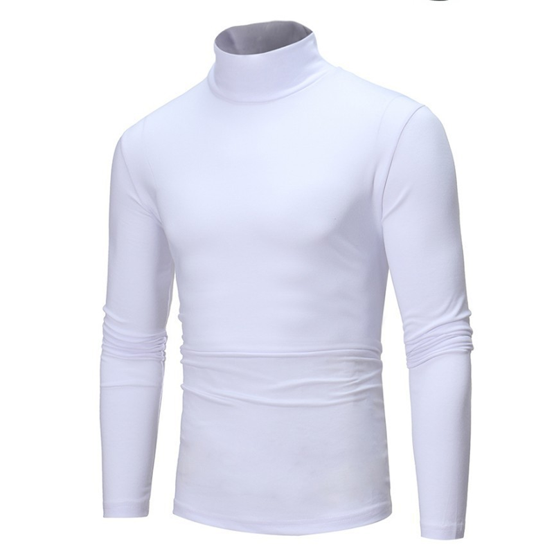 🍁🧶 Men's Slim Fit Mock Turtleneck | No Bulky Collar, No Shapeless Fit – Sleek Silhouette, Modern Mock Neck & Everyday-Ready ✨