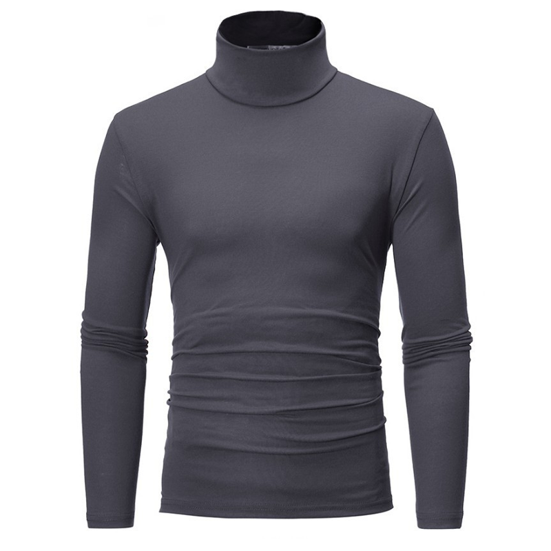 🍁🧶 Men's Slim Fit Mock Turtleneck | No Bulky Collar, No Shapeless Fit – Sleek Silhouette, Modern Mock Neck & Everyday-Ready ✨