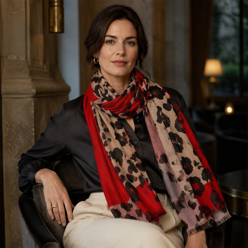 ✨ Women's Leopard Print Shawl Scarf: Lightweight, Versatile & Effortlessly Chic 🐆
