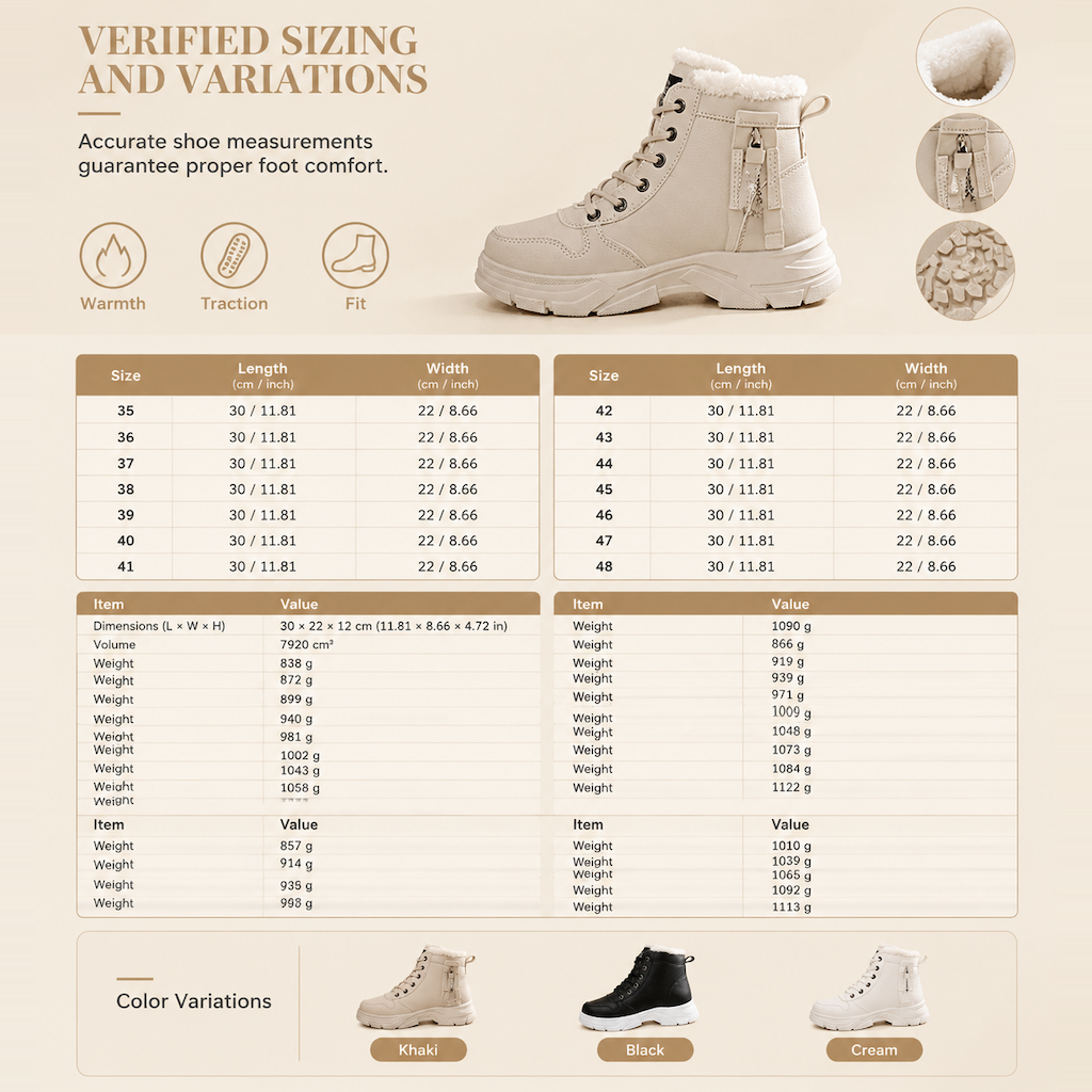 ❄️👢 Women Winter Snow Boots | No Cold Feet in Winter, No Slipping on Snowy Roads – Warm Plush Lined, Thick Sole & High Top Ankle Boots ✨