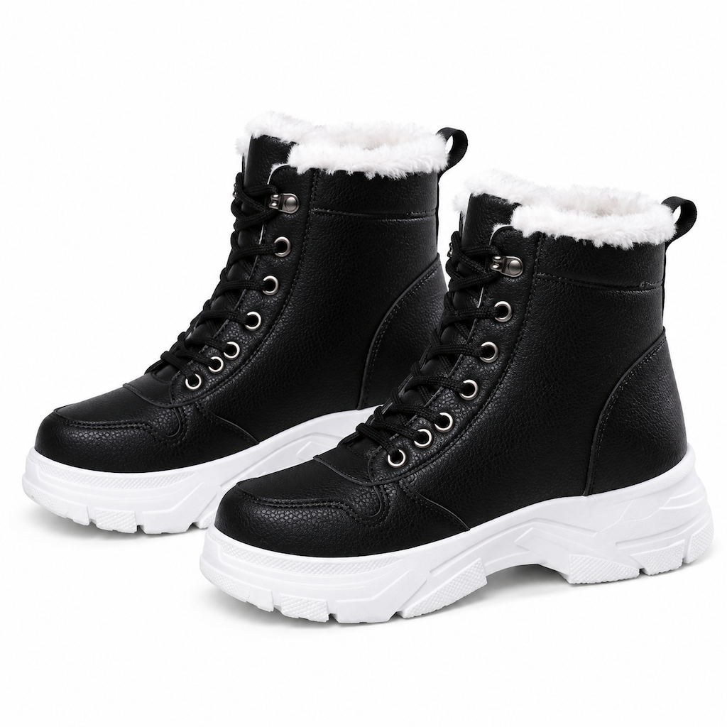❄️👢 Women Winter Snow Boots | No Cold Feet in Winter, No Slipping on Snowy Roads – Warm Plush Lined, Thick Sole & High Top Ankle Boots ✨