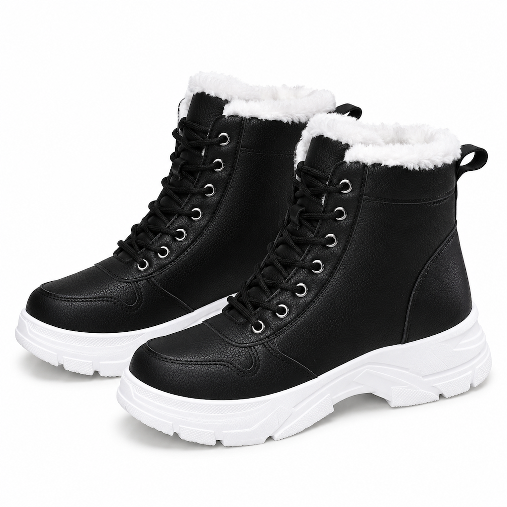 ❄️👢 Women Winter Snow Boots | No Cold Feet in Winter, No Slipping on Snowy Roads – Warm Plush Lined, Thick Sole & High Top Ankle Boots ✨
