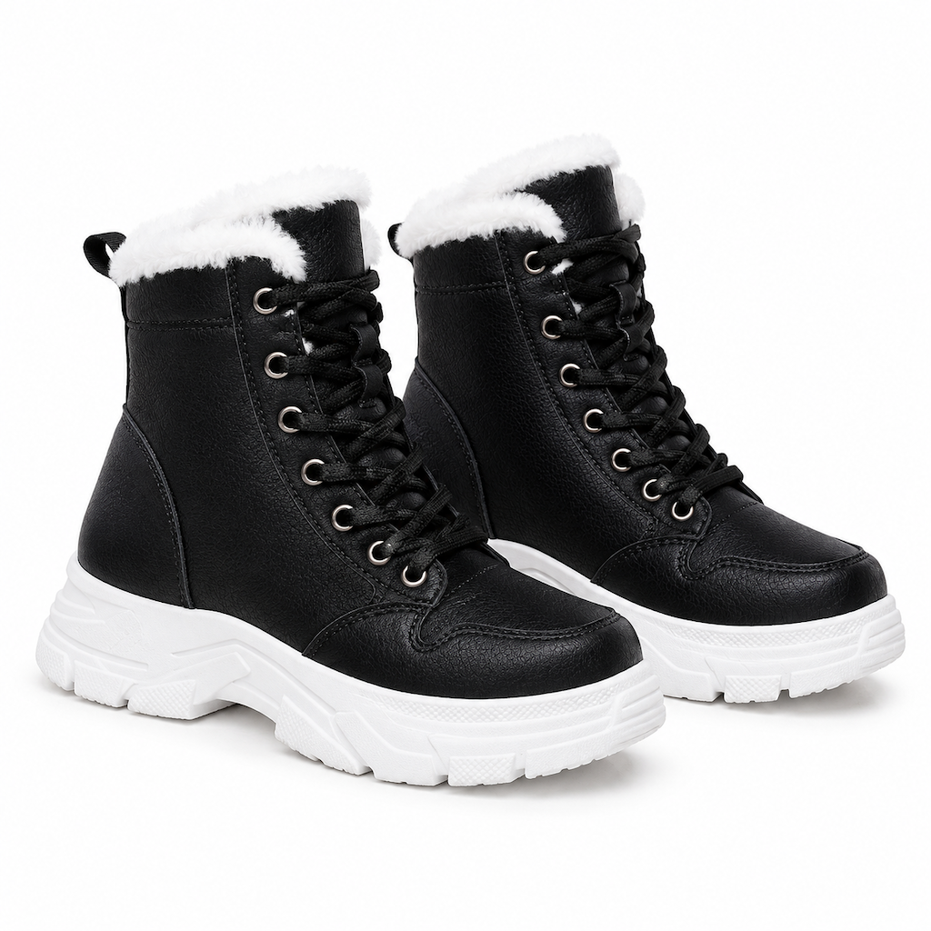 ❄️👢 Women Winter Snow Boots | No Cold Feet in Winter, No Slipping on Snowy Roads – Warm Plush Lined, Thick Sole & High Top Ankle Boots ✨