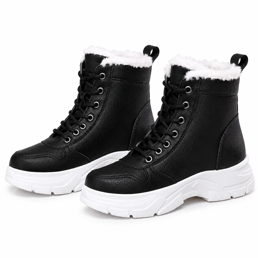 ❄️👢 Women Winter Snow Boots | No Cold Feet in Winter, No Slipping on Snowy Roads – Warm Plush Lined, Thick Sole & High Top Ankle Boots ✨