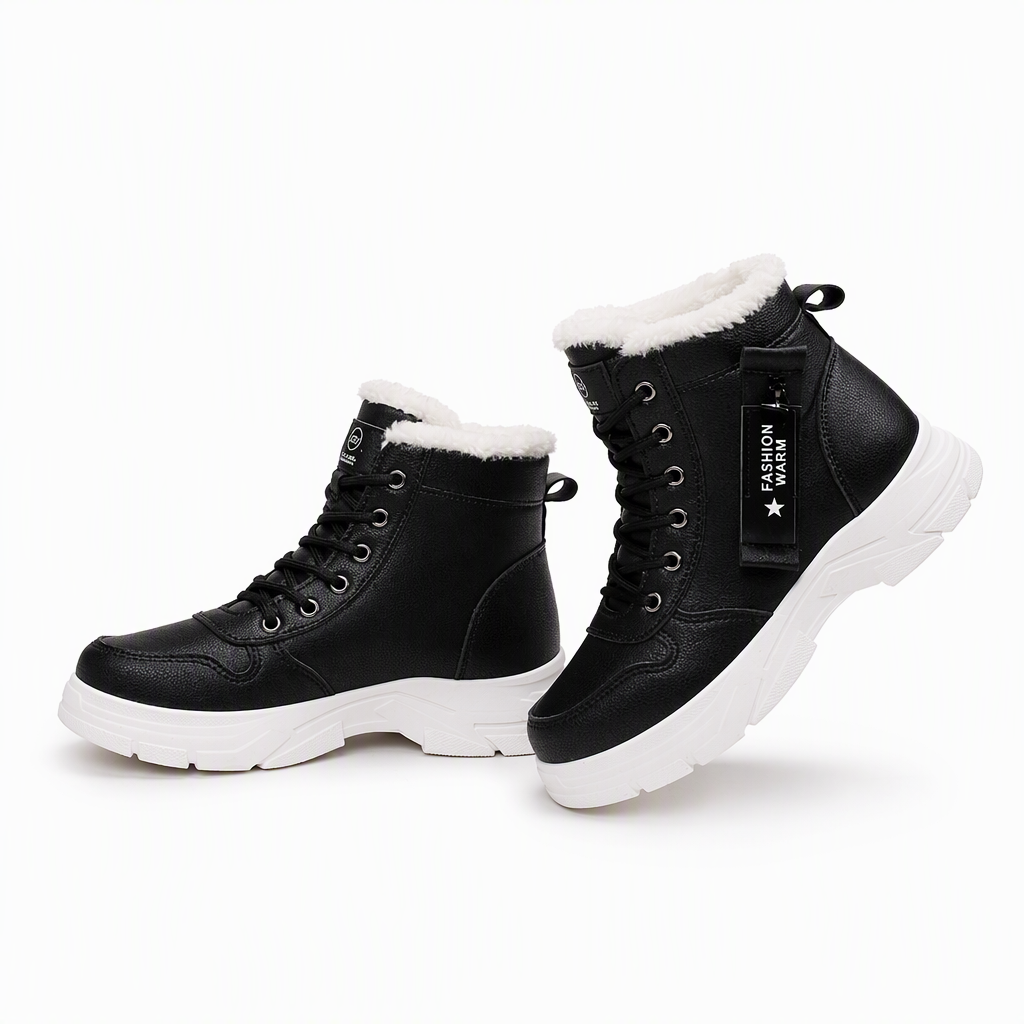 ❄️👢 Women Winter Snow Boots | No Cold Feet in Winter, No Slipping on Snowy Roads – Warm Plush Lined, Thick Sole & High Top Ankle Boots ✨