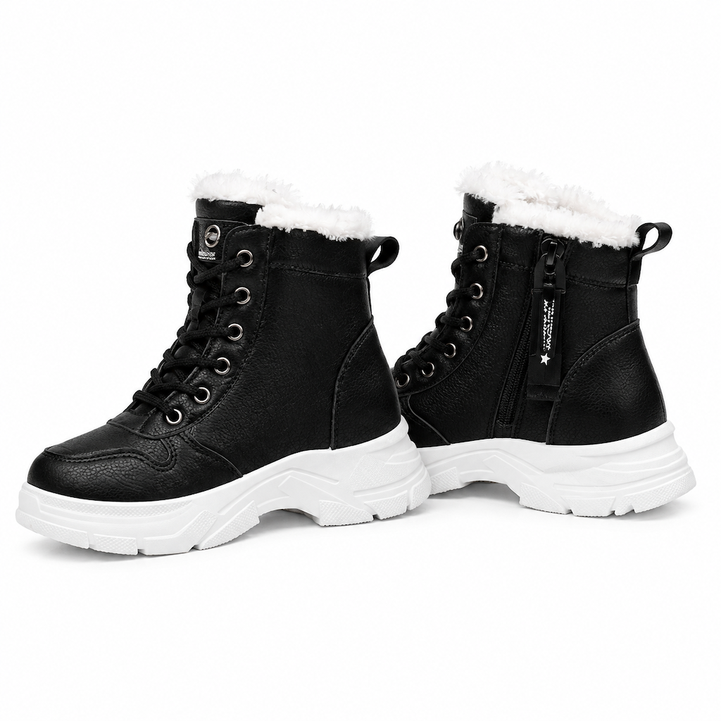❄️👢 Women Winter Snow Boots | No Cold Feet in Winter, No Slipping on Snowy Roads – Warm Plush Lined, Thick Sole & High Top Ankle Boots ✨