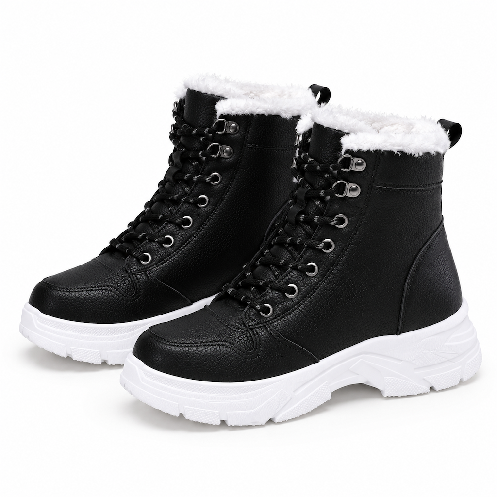 ❄️👢 Women Winter Snow Boots | No Cold Feet in Winter, No Slipping on Snowy Roads – Warm Plush Lined, Thick Sole & High Top Ankle Boots ✨