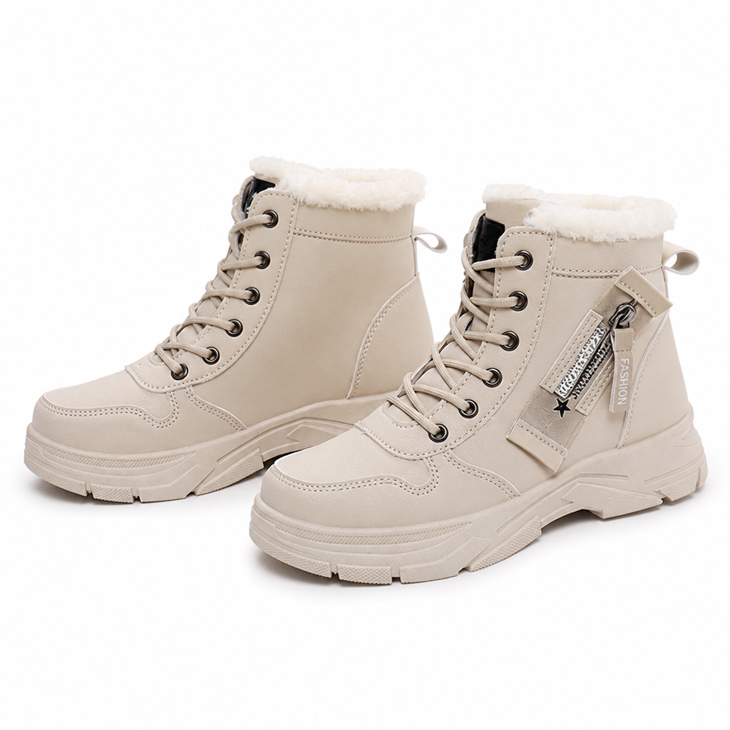 ❄️👢 Women Winter Snow Boots | No Cold Feet in Winter, No Slipping on Snowy Roads – Warm Plush Lined, Thick Sole & High Top Ankle Boots ✨