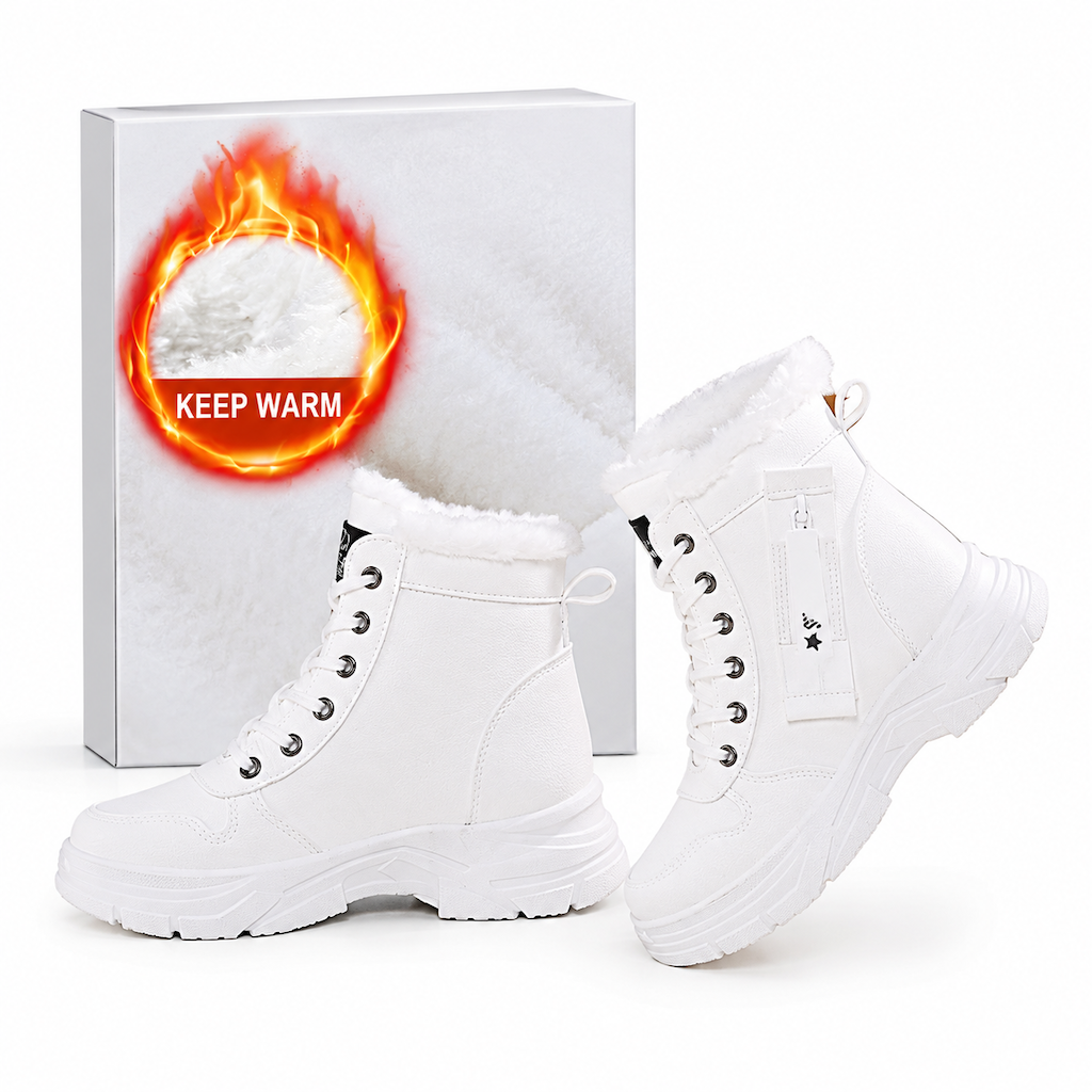 ❄️👢 Women Winter Snow Boots | No Cold Feet in Winter, No Slipping on Snowy Roads – Warm Plush Lined, Thick Sole & High Top Ankle Boots ✨
