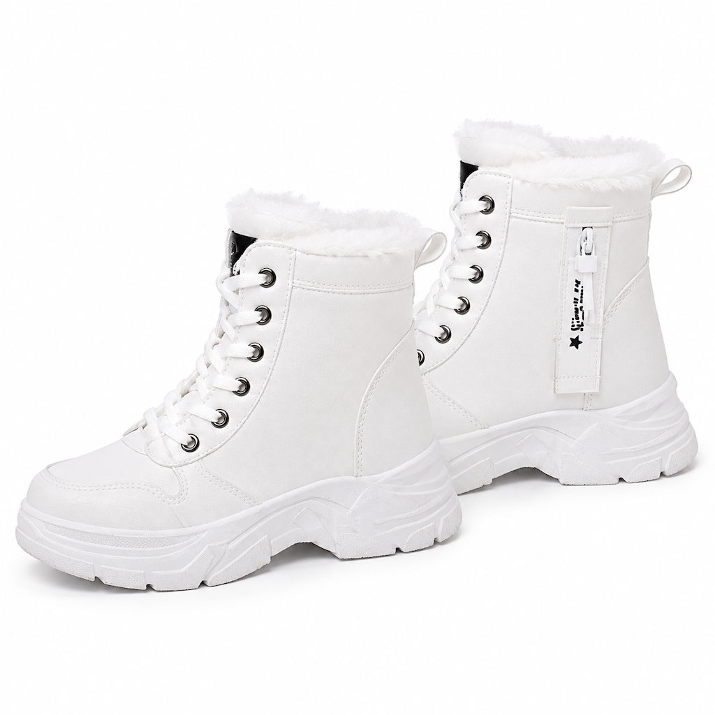 ❄️👢 Women Winter Snow Boots | No Cold Feet in Winter, No Slipping on Snowy Roads – Warm Plush Lined, Thick Sole & High Top Ankle Boots ✨