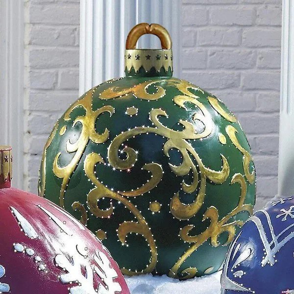 Outdoor Christmas PVC inflatable Decorated Ball-1