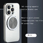 360 rotativ Magnetic Stand rotativ oglindă de protecție din fibre de carbon model Apple Case