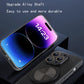 360 rotativ Magnetic Stand rotativ oglindă de protecție din fibre de carbon model Apple Case
