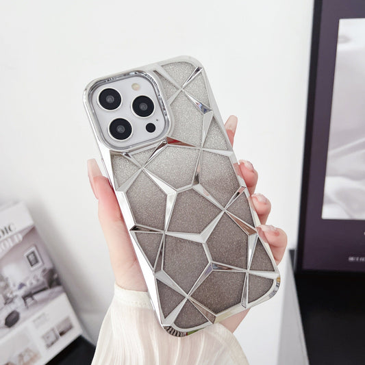 iPhone 3D Geometric Pattern Case