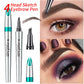 🔥 Cumpărați 1 obțineți 1 gratuit🔥-3D Waterproof Microblading Microblading Eyebrow Pen 4 Fork Tip Tattoo Pencil